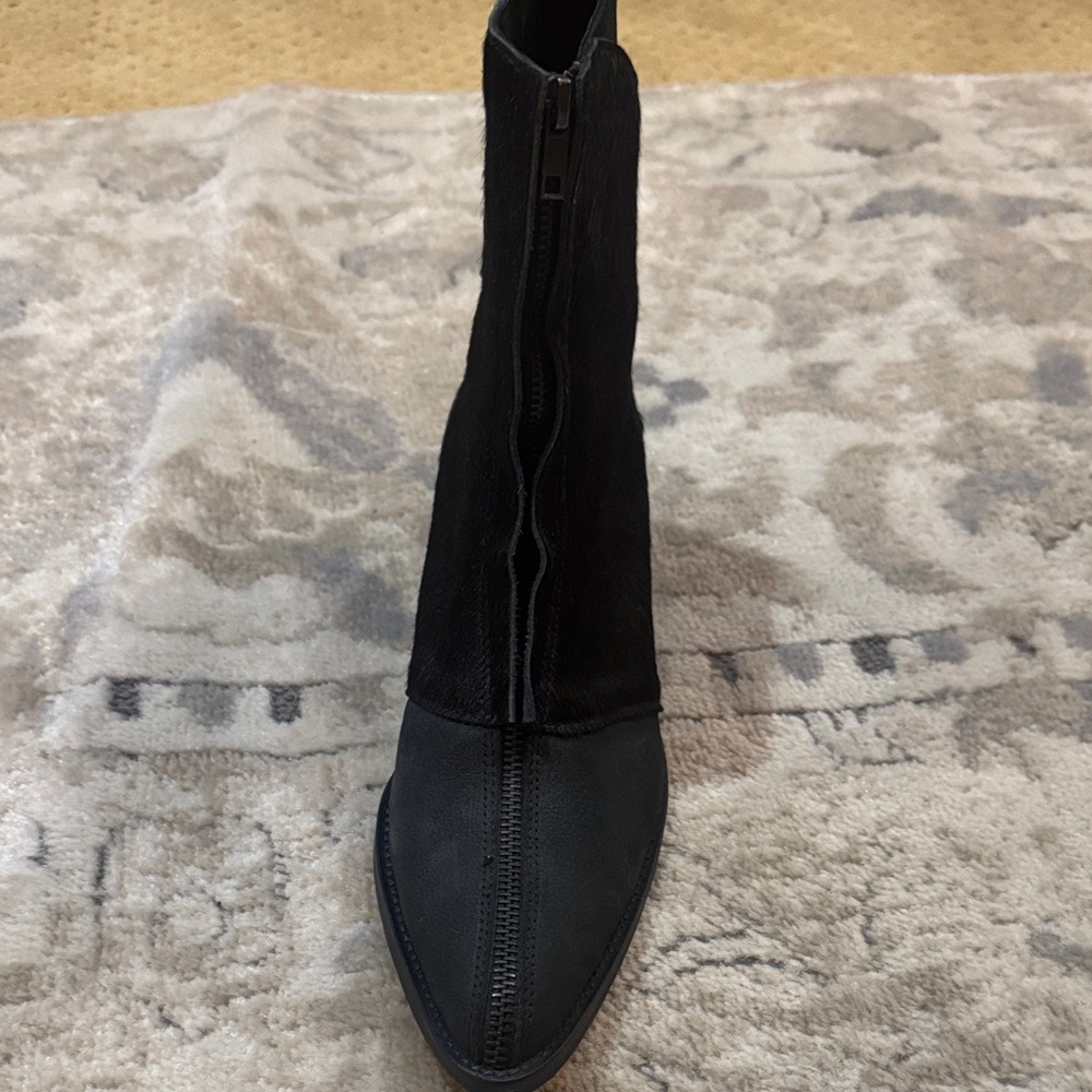 Free People Black Ankle Boots - Picture 2 of 6